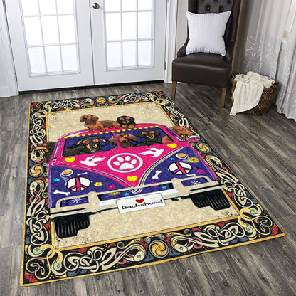 Dachshund Hippie BT300716T Rug