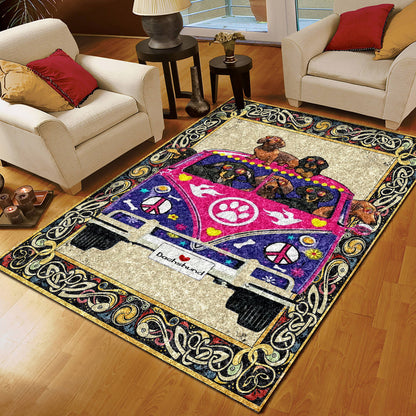 Dachshund Hippie BT300716T Rug