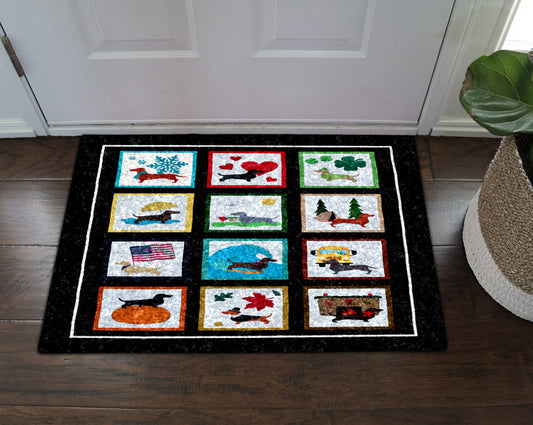Dachsund CL31100428MDD Non-slip Door mats
