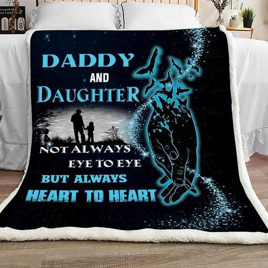 Daddy And Daughter Not Always CLM2410112S Sherpa Fleece Blanket