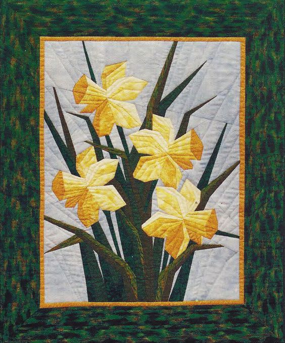 Daffodils CLP0611119Q Quilt Blanket