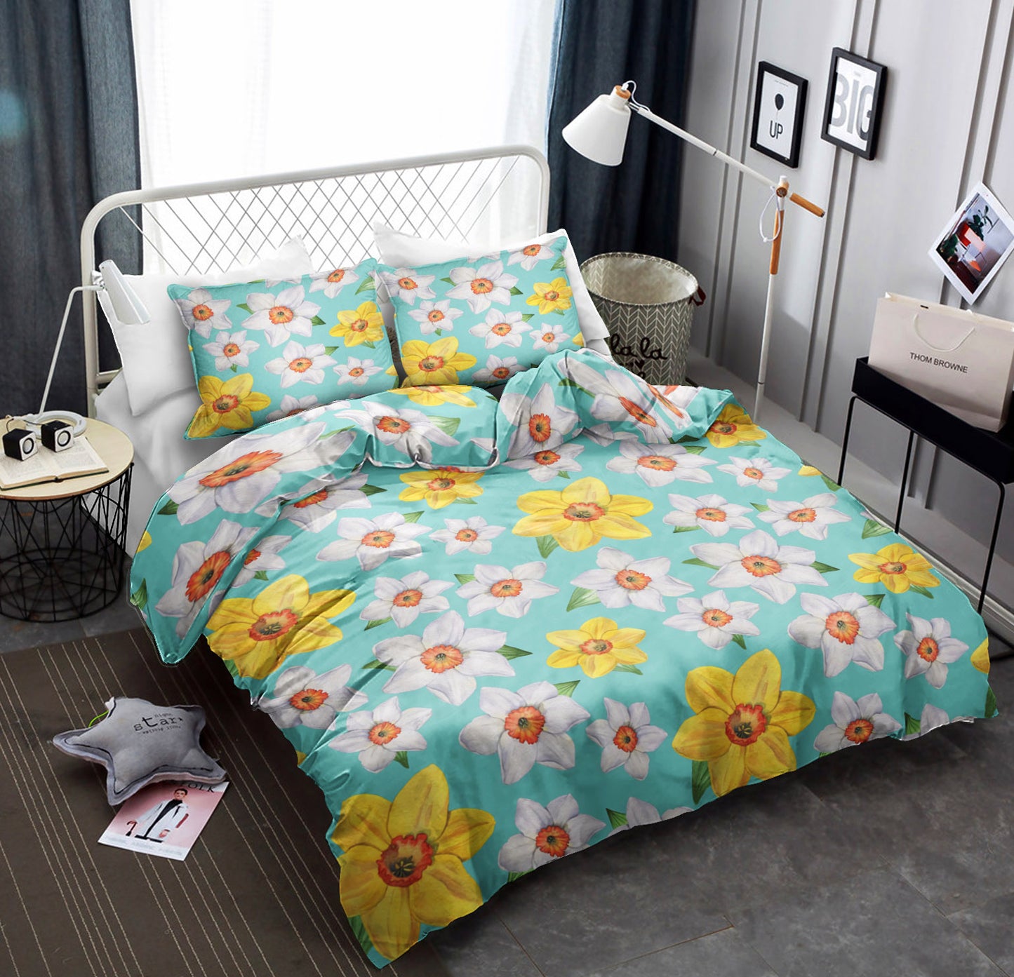 Daffodils Pattern Print Design CLA19101021B Bedding Sets