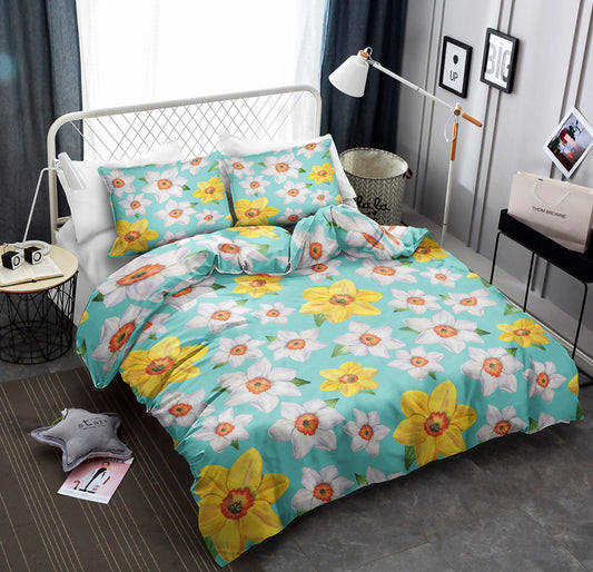 Daffodils Pattern Print Design CLA19101021B Bedding Sets