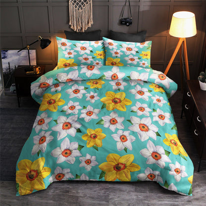 Daffodils Pattern Print Design CLA19101021B Bedding Sets
