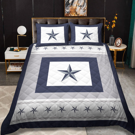 Dallas Cowboy Star CLT2510023T Quilt Bedding Set