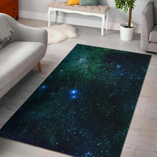 Dark Green Galaxy Space CLH0411235R Rug