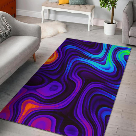 Dark Psychedelic Trippy CLH0411242R Rug