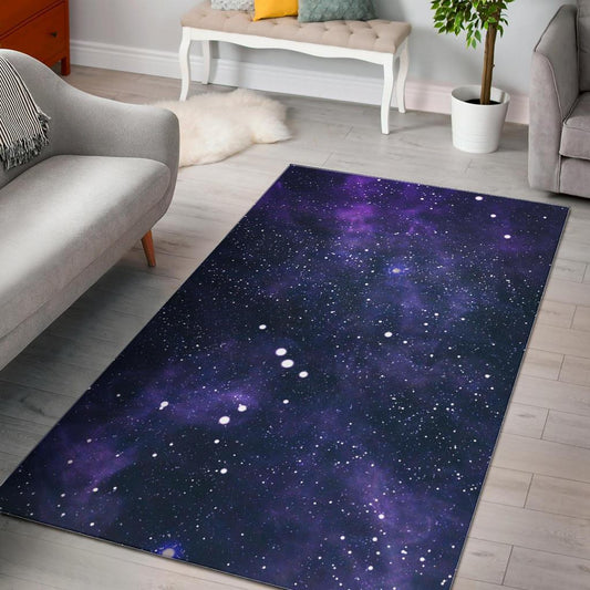 Dark Purple Galaxy Outer Space CL17100258MDR Rug