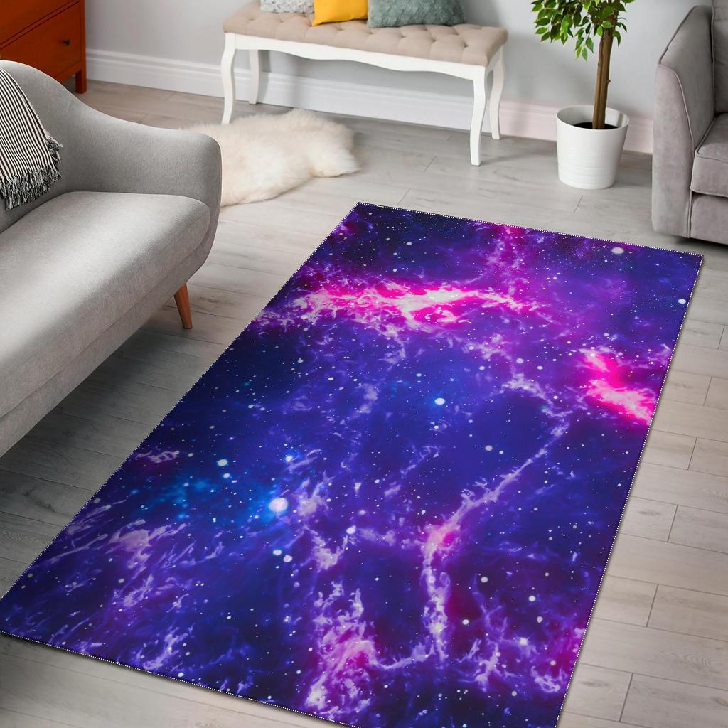 Universe Rug Dark Purple Universe Galaxy Space CL17100260MDR Rug – Charming Favor