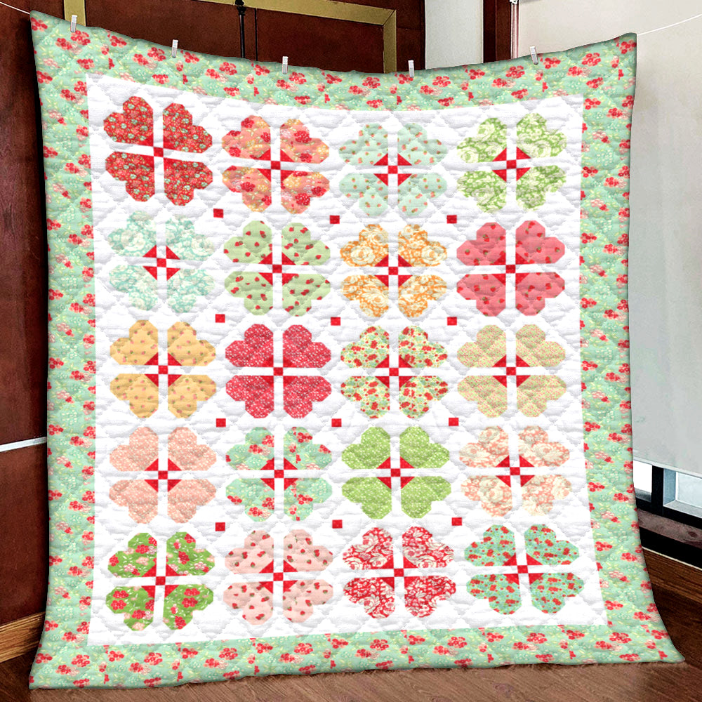 Darling Blossoms Quilt Blanket MN031103