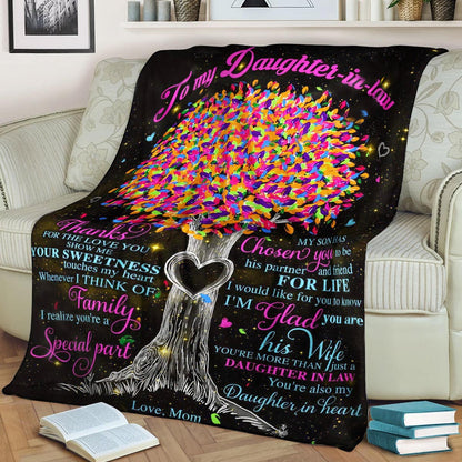Daughter in law Special Part CLA1910471F Sherpa Fleece Blanket