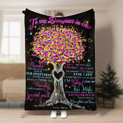 Daughter in law Special Part CLA1910471F Sherpa Fleece Blanket
