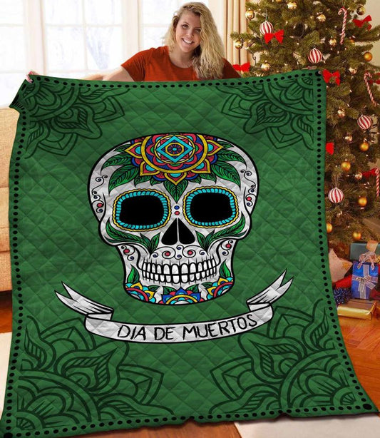 Day Of The Dead CLA05120860Q Quilt Blanket