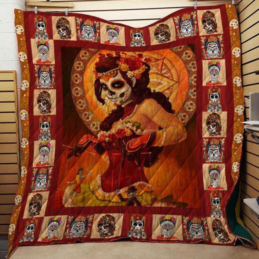 Day Of The Dead CLM1111188 Quilt Blanket