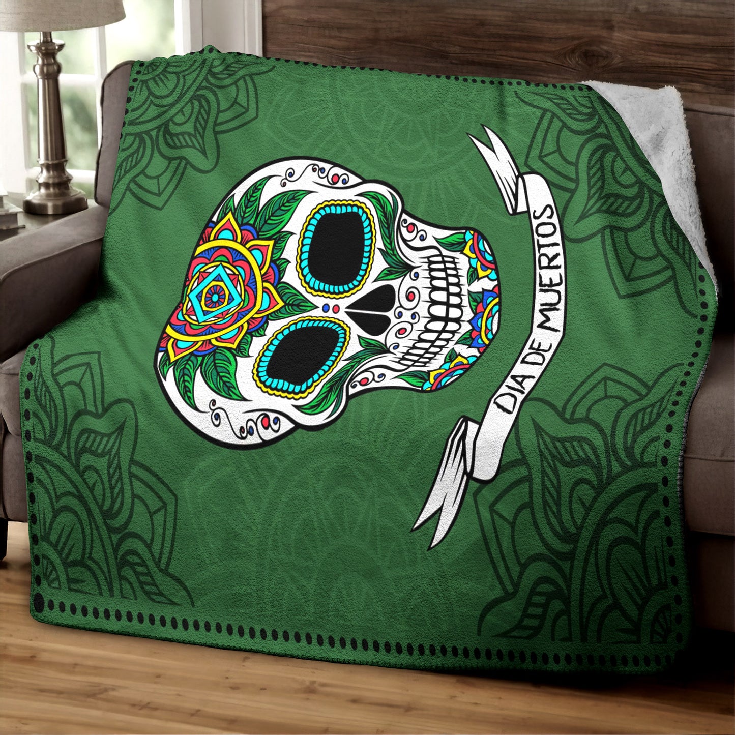 Day Of The Dead TN0709034TM Sherpa Fleece Blanket