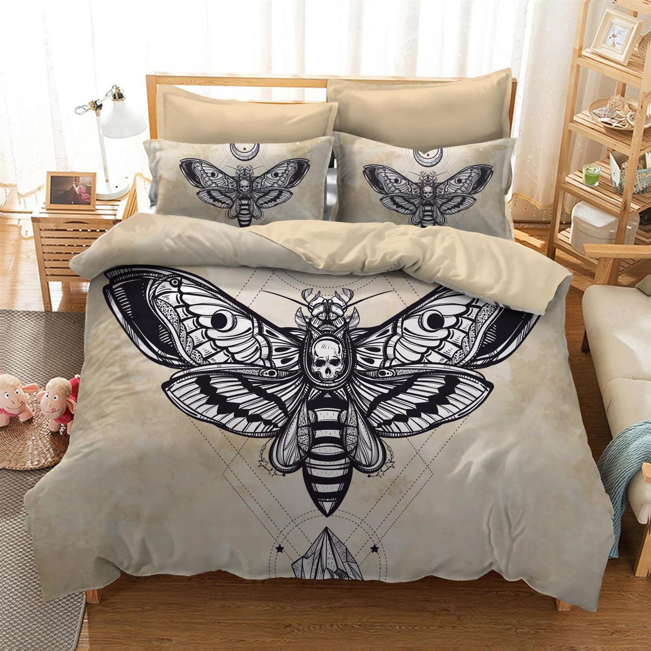 Death Moth Skull CLH0611012B Bedding Sets