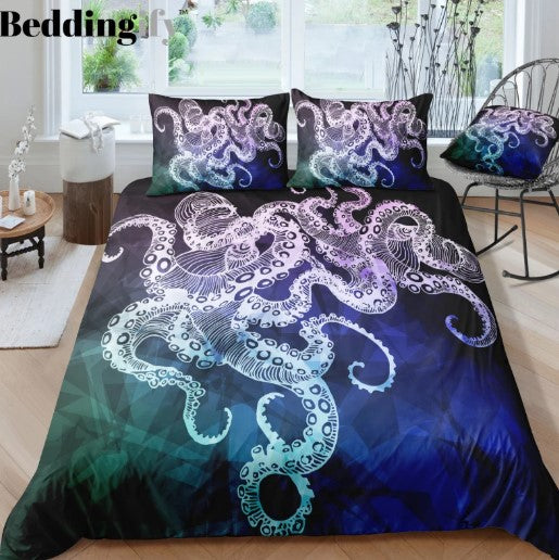 Deep Blue Octopus CL24100077MDB Bedding Sets
