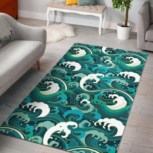 Deep Sea Wave Surfing CL17100268MDR Rug