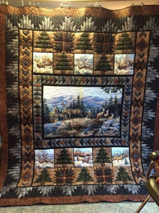 Deer CLA170623 Quilt Blanket