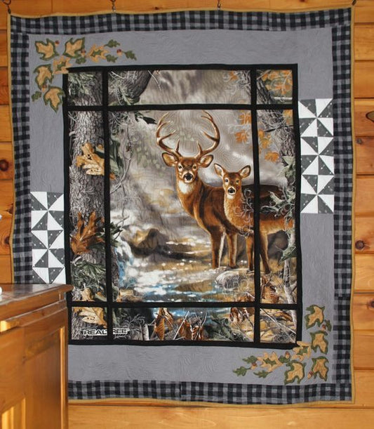 Deer CLA170625 Quilt Blanket