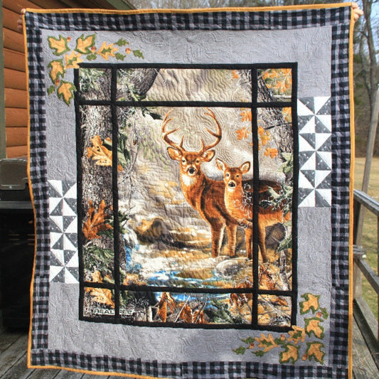 Deer CLM0111138 Quilt Blanket