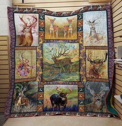 Deer CLP010708 Quilt Blanket