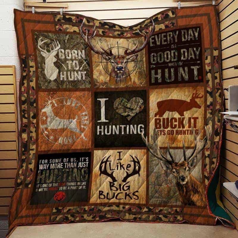 Deer Hunting CLA1610717Q Quilt Blanket