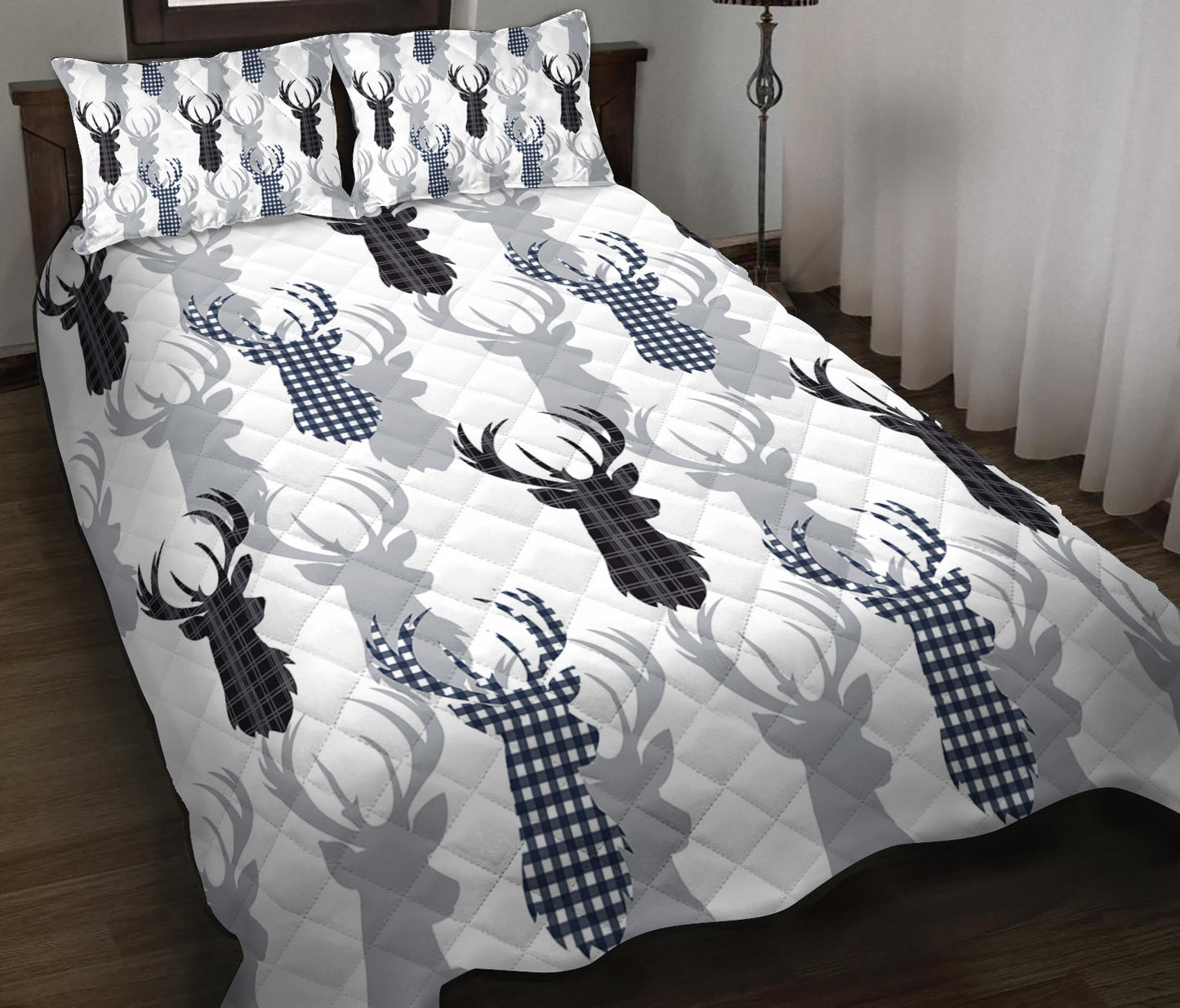 Deer Quilt Bedding Set HN130903M