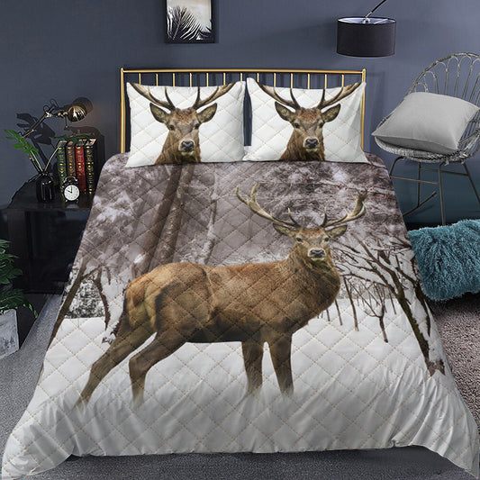 Deer Quilt Bedding Set TL021005