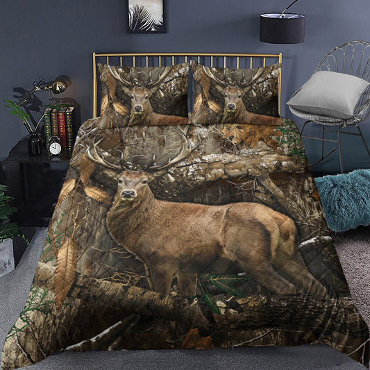 Deer Quilt Bedding Set TL021007