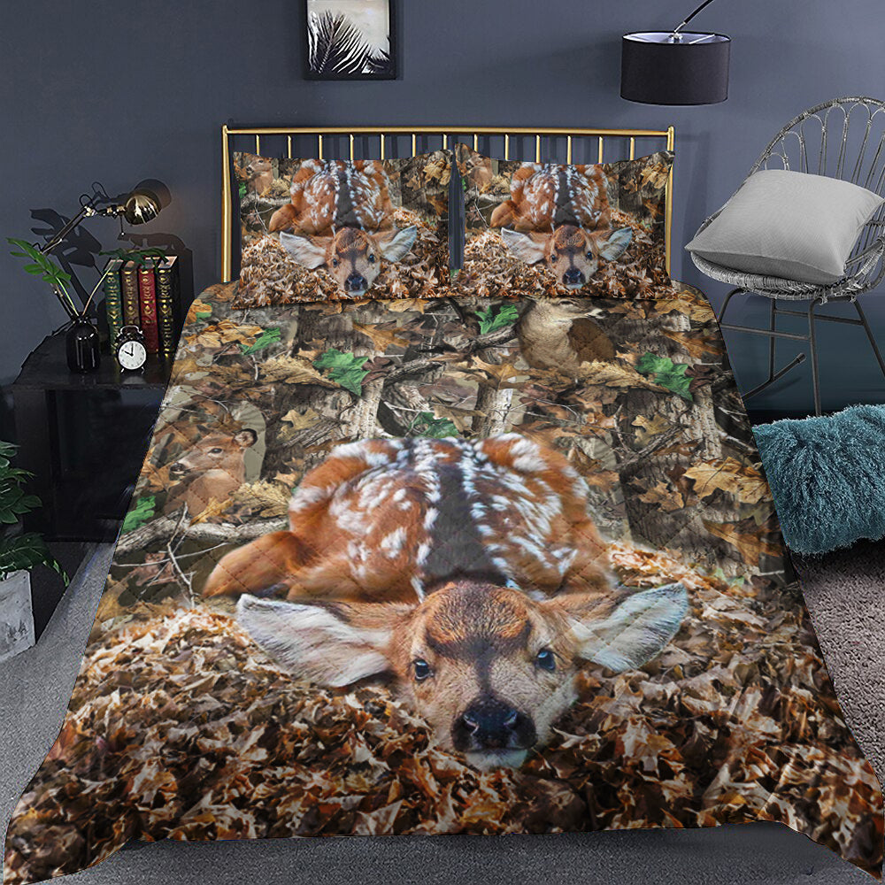 Deer Quilt Bedding Set TL021009