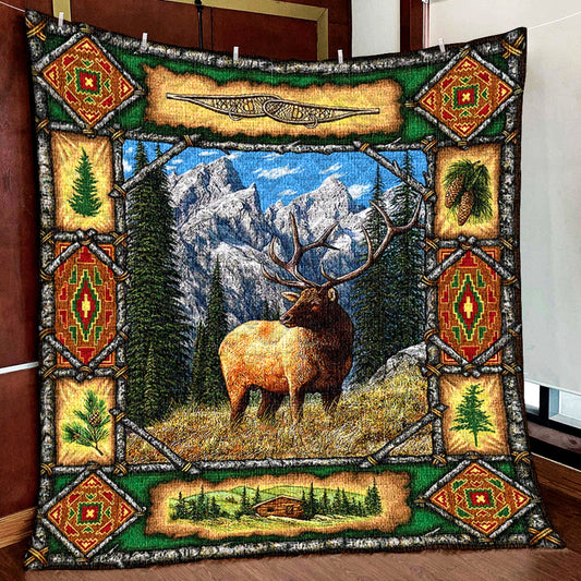 Deer Quilt Blanket MN081103