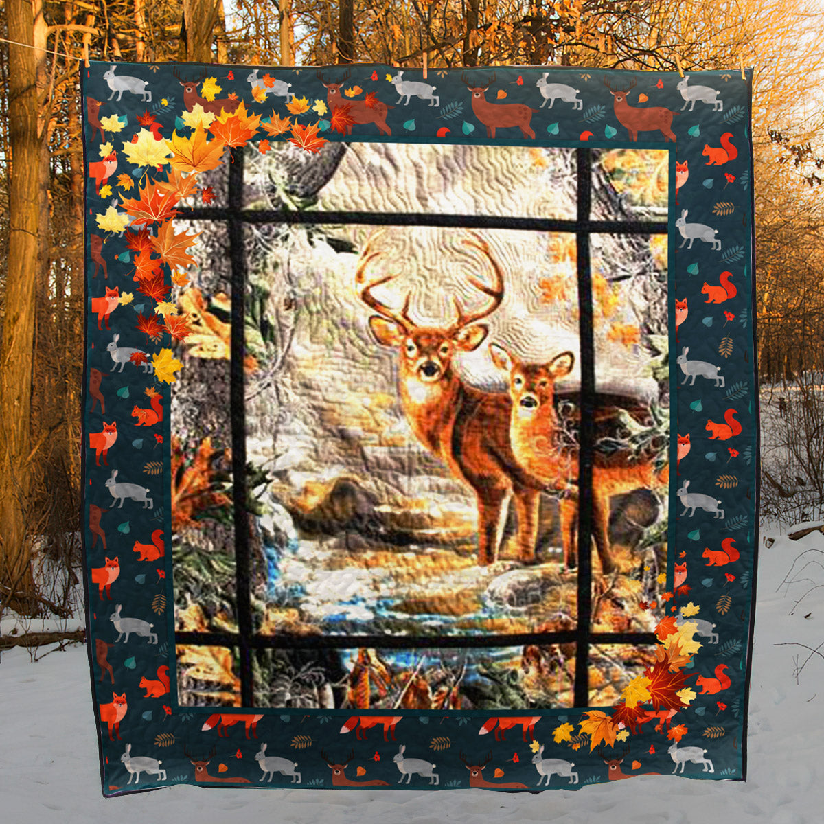 Deer TD2709292 Quilt Blanket