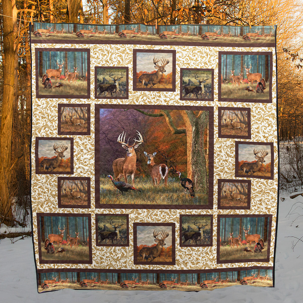 Deer YH2510121 Quilt Blanket