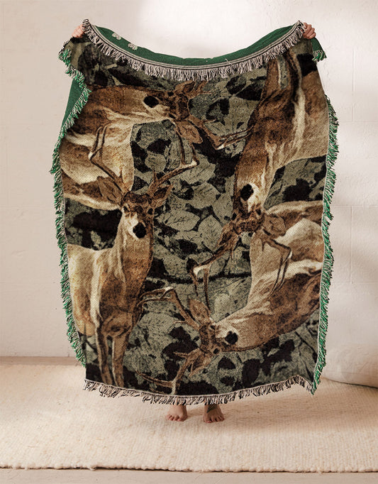Deer BT021071S Throw Blankets For Sofa