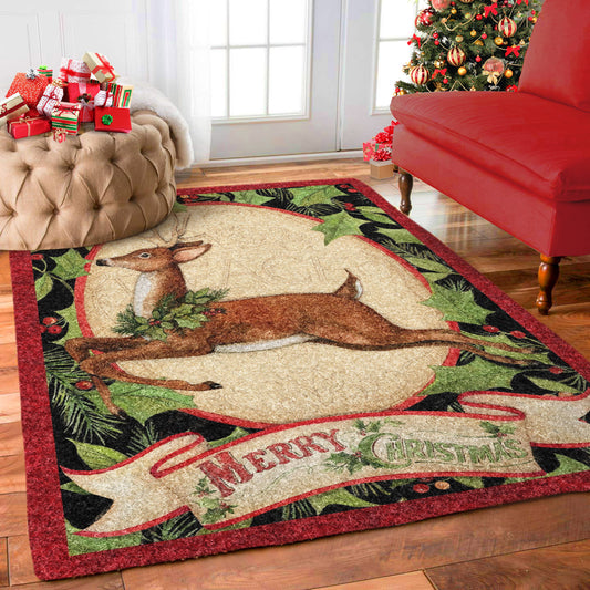 Deer Christmas Day AA1311075M Rug