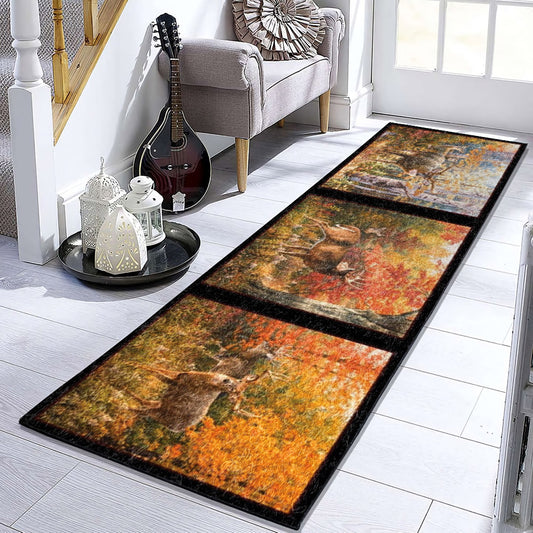 Deer Forest HN2110042RU Runner Rug