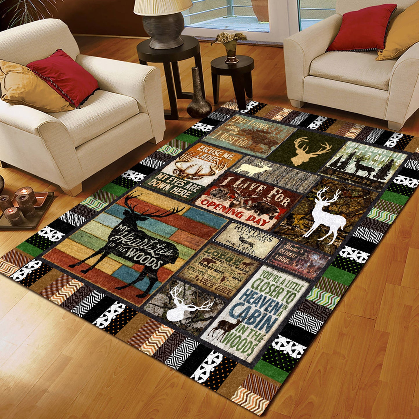Deer Hunting CL31100794MDR Rug
