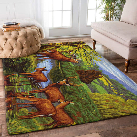 Deer In The Wood HT1012065M Rug