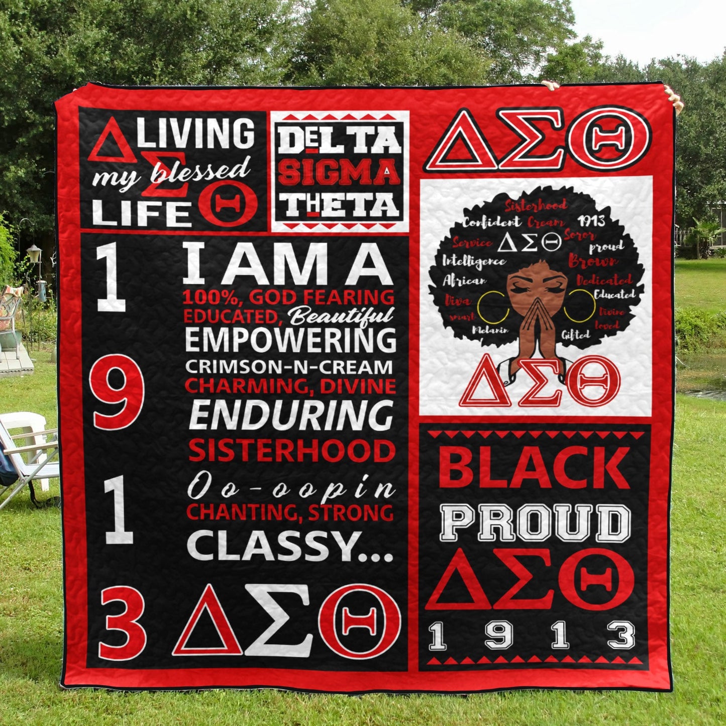 Delta Sigma Theta ND191008 Quilt Blanket