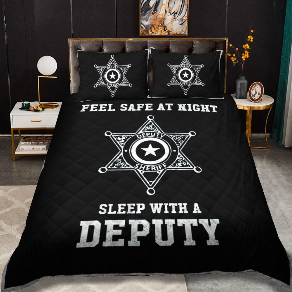 Deputy Sheriff CLM3010183B Quilt Bedding Set