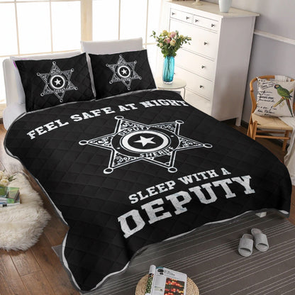 Deputy Sheriff CLM3010183B Quilt Bedding Set