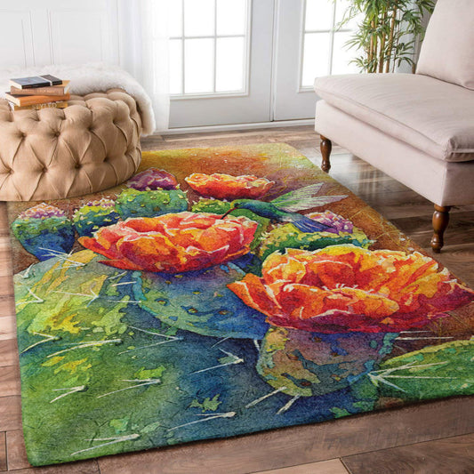 Desert Bloom Cactus And Hummingbird HM2809028M Rug