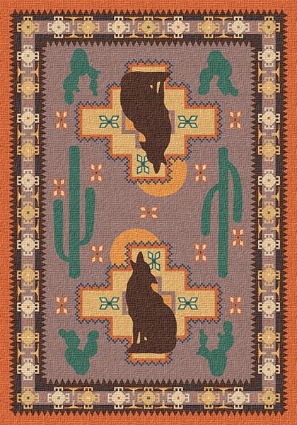 Desert Coyote Southwest CLM1910046M Rug