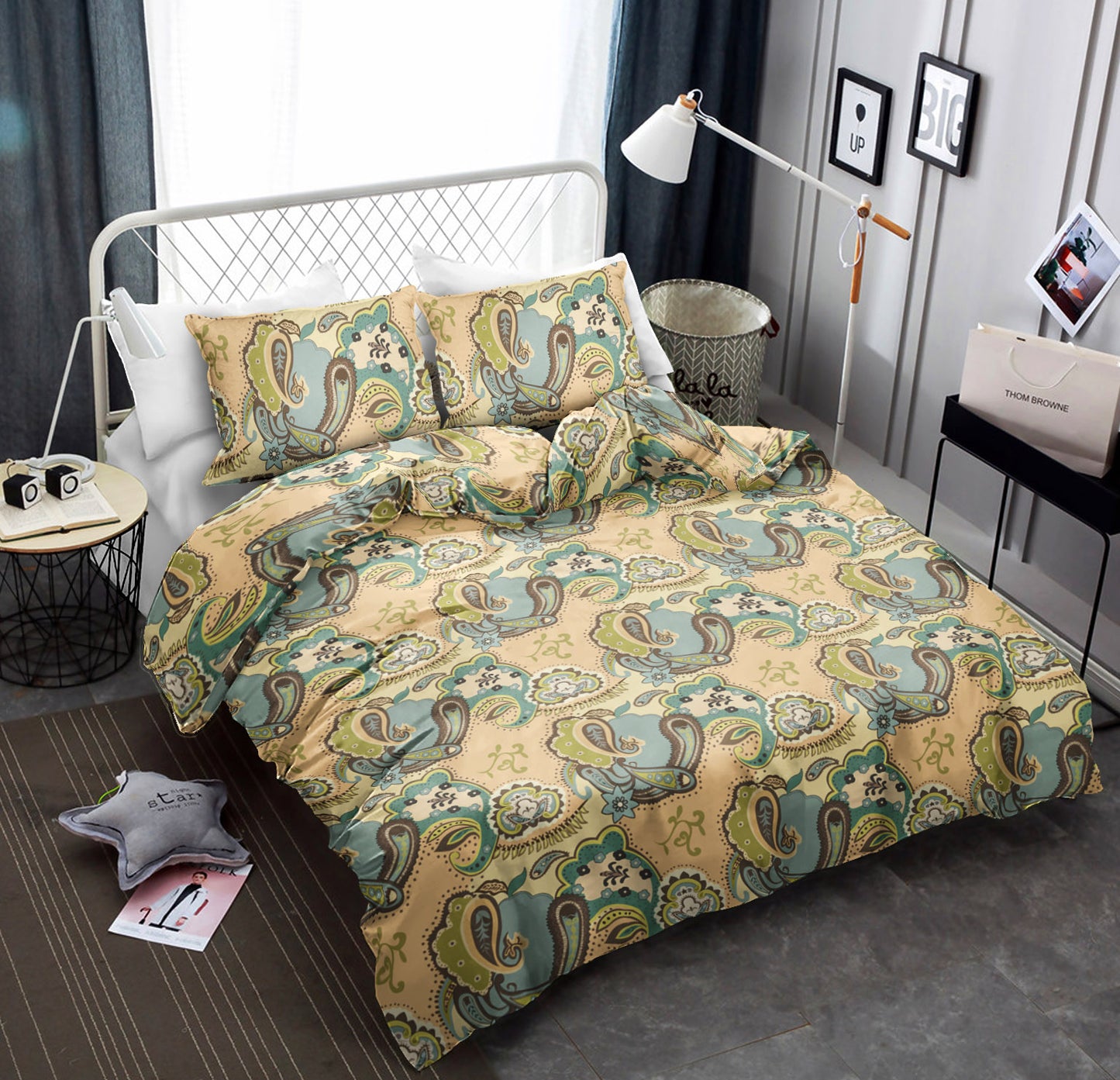 Desert Paisley CLP260919B Bedding Sets