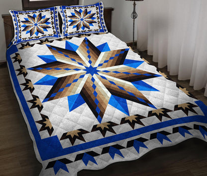 Diamond Star Quilt Bedding Set HN280501MBS