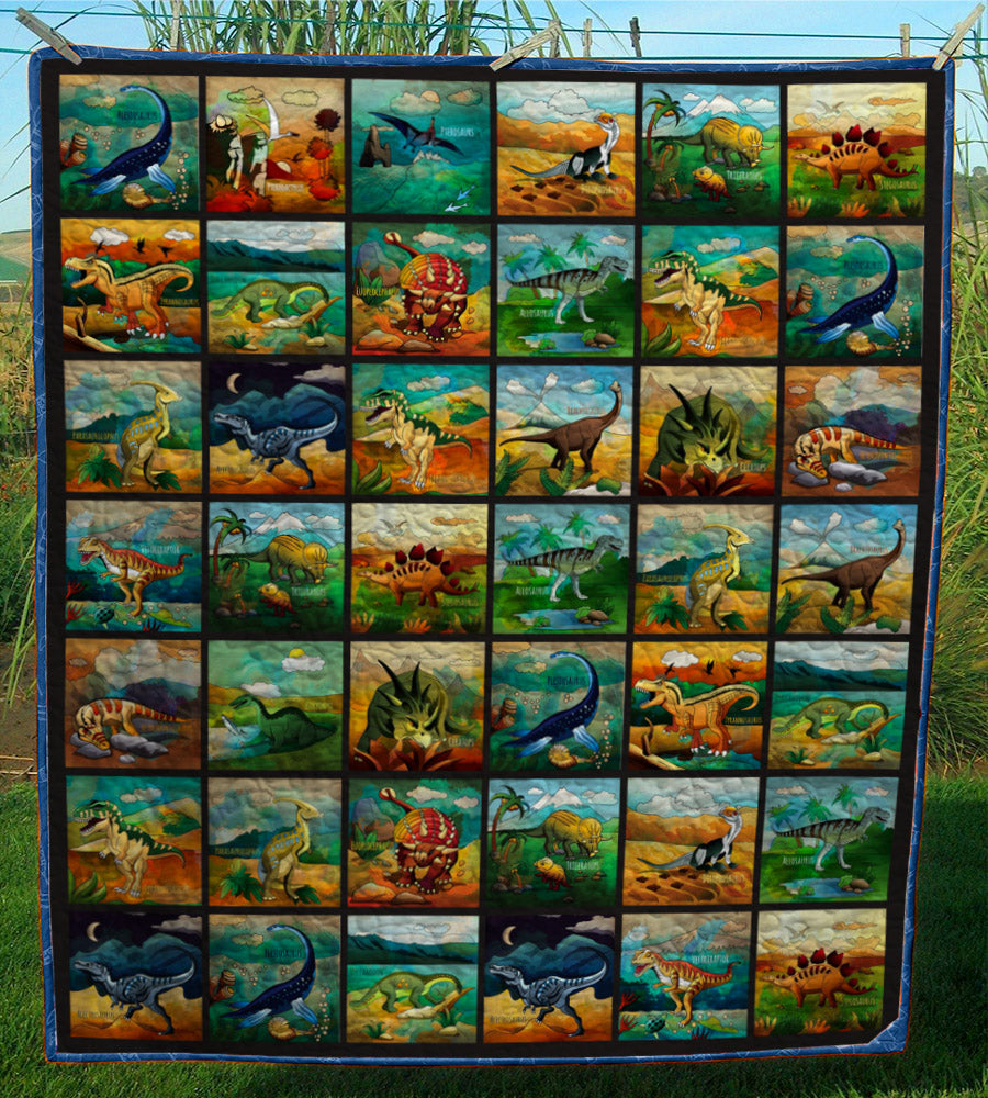 Dinosaur CL28100545MDQ Quilt Blanket