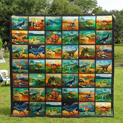 Dinosaur CL28100545MDQ Quilt Blanket