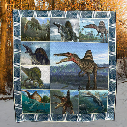 Dinosaur CL28100553MDQ Quilt Blanket