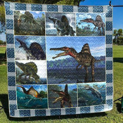 Dinosaur CL28100553MDQ Quilt Blanket